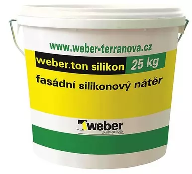 Краска фасадная силиконовая Weber.Vetonit ton micro V