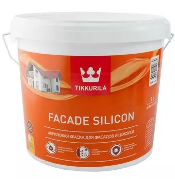 Краска фасадная Tikkurila Facade Silicon база VVA глубокоматовая 5 л