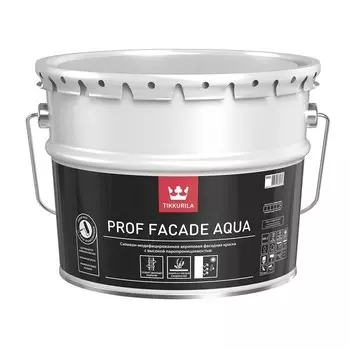 Краска фасадная Tikkurila Prof Facade Aqua глубокоматовая база MRA 18 л