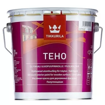 Краска фасадная Tikkurila Teho база C полуглянцевая 2.7 л