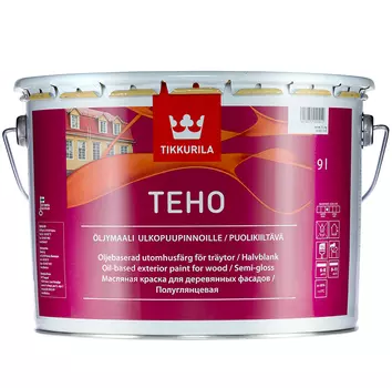 Краска фасадная Tikkurila Teho база C полуглянцевая 9 л