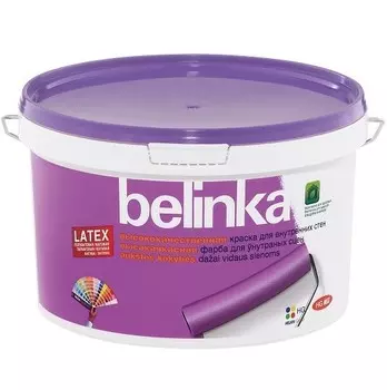 Краска интерьерная Belinka Latex B3 белая 0.93 л