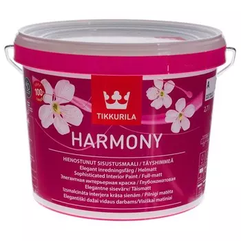 Краска интерьерная Tikkurila Harmony A 2.7 л