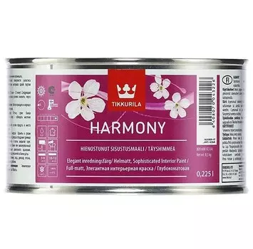 Краска интерьерная Tikkurila Harmony база C глубокоматовая 0.225 л