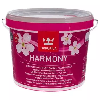 Краска интерьерная Tikkurila Harmony C 2.7 л