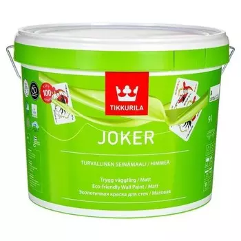 Краска интерьерная Tikkurila Joker A 9 л