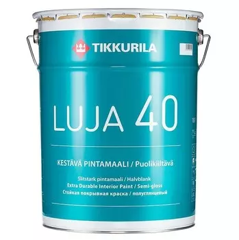 Краска интерьерная Tikkurila Luja 40 основа А полуглянцевая 2.7 л