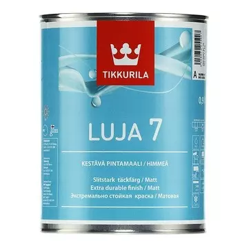 Краска интерьерная Tikkurila Luja 7 основа А матовая 0.9 л