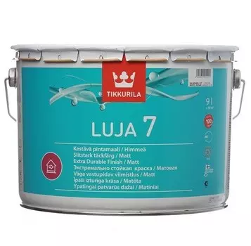 Краска интерьерная Tikkurila Luja 7 основа C матовая 9 л