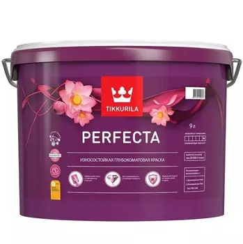 Краска интерьерная Tikkurila Perfecta база А глубокоматовая 9 л