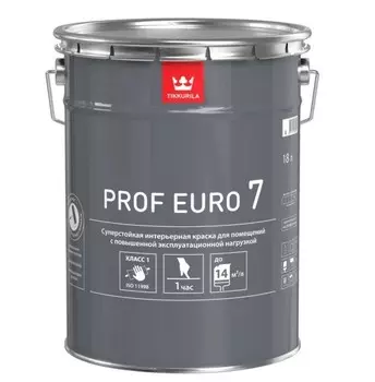 Краска интерьерная Tikkurila Prof Euro 7 база С матовая 18 л