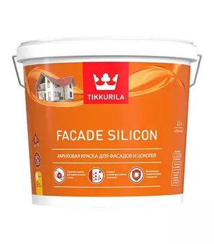 Краска водно-дисперсионная фасадная Tikkurila Facade Silicon основа С 2.7 л