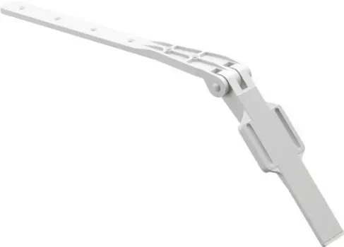 Крепление Docke Premium (пломбир), 120 мм, регулируемое для универсального хомута ПВХ