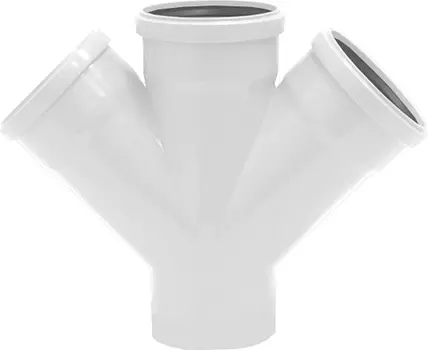 Крестовина Rehau Raupiano Plus одноплоскостная D110 мм угол 45 градусов