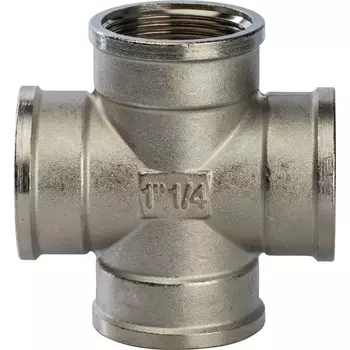 Крестовина Stout SFT-0031-000114 1 1/4 дюйма никелированная с внутренней резьбой