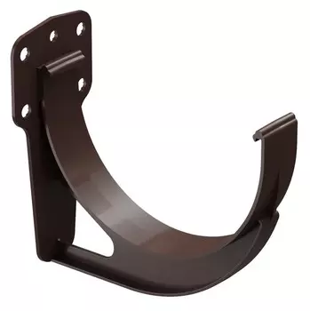 Кронштейн желоба Docke ПВХ Standard D 120/80 мм короткий темно-коричневый