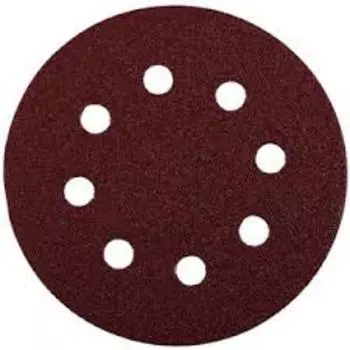 Круг шлифовальный Velcro Schach 150 мм Р80 с отверстиями 5 шт