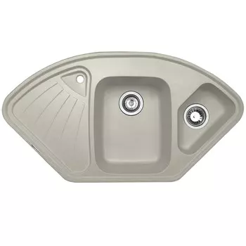 Кухонная мойка Zigmund &amp; Shtain ECKIG 1000.2 гранитная Речной песок