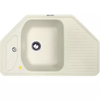 Кухонная мойка Zigmund &amp; Shtain ECKIG 800 гранитная Каменная соль