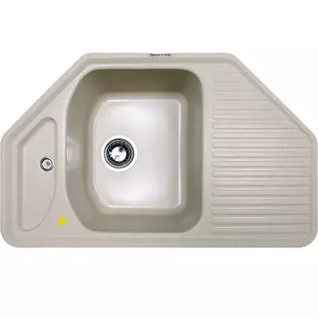 Кухонная мойка Zigmund &amp; Shtain ECKIG 800 гранитная Осенняя трава