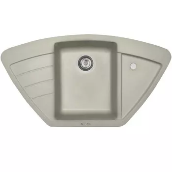 Кухонная мойка Zigmund &amp; Shtain ECKIG 900 гранитная Речной песок