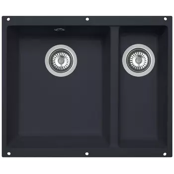 Кухонная мойка Zigmund &amp; Shtain Integra 500.2 гранитная Черный базальт