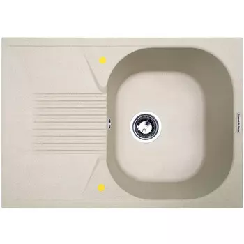 Кухонная мойка Zigmund &amp; Shtain Klassisch 695 гранитная Речной песок