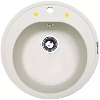 Кухонная мойка Zigmund &amp; Shtain Kreis 505 гранитная Индийская ваниль