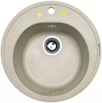 Кухонная мойка Zigmund &amp; Shtain Kreis 505 гранитная Речной песок