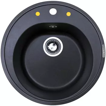 Кухонная мойка Zigmund &amp; Shtain Kreis 505 гранитная Темная скала