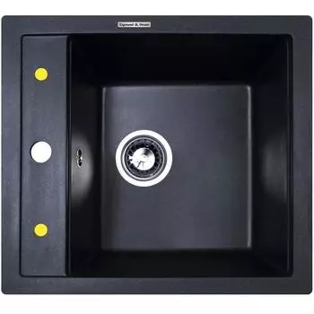 Кухонная мойка Zigmund &amp; Shtain Platz 465 гранитная Темная скала