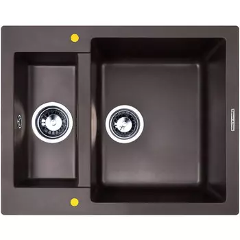 Кухонная мойка Zigmund &amp; Shtain Rechteck 600.2 гранитная Швейцарский шоколад