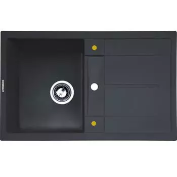 Кухонная мойка Zigmund &amp; Shtain Rechteck 780 гранитная Черный базальт
