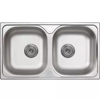 Кухонная мойка Zigmund &amp; Shtain Rechteck 780D.8 стальная Лён