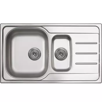 Кухонная мойка Zigmund &amp; Shtain Rechteck 860D.8 стальная Лён