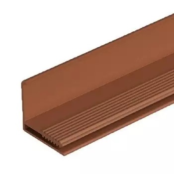 L-профиль фасадный Docke каштан 3050 мм