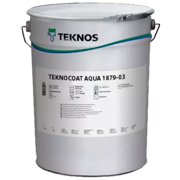 Лак акрил-уретановый Teknos Teknocoat Aqua 1879-03 интерьерный полуматовый 0.9 л