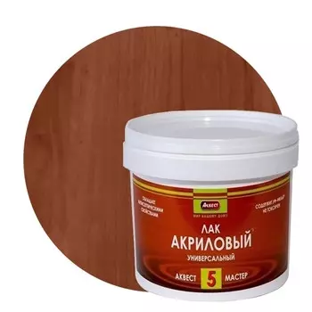 Лак акриловый Аквест-5 полуглянцевый Палисандр 1 кг
