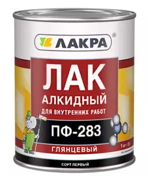 Лак алкидный Лакра ПФ-283 2.4 кг