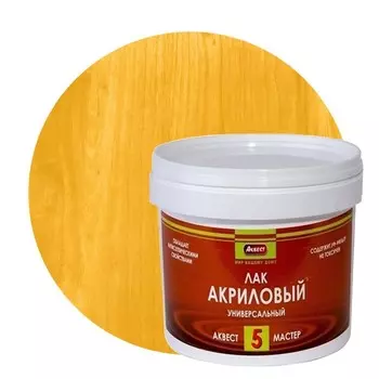 Лак-антисептик акриловый Аквест-5 полуглянцевый Сосна 2 кг
