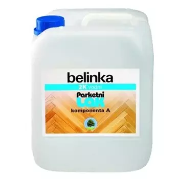 Лак паркетный водный Belinka 2К полуматовый 5.5 л