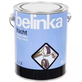 Лак яхтный алкидно-уретановый Belinka Yacht глянцевый 2.7 л