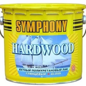 Лак яхтный Symphony HardWood глянцевый 9 л