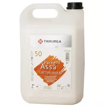 Лак Tikkurila Parketti Assa 50 паркетный полуглянцевый 5 л