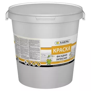 Лакра, 40 кг, Краска фасадная латексная
