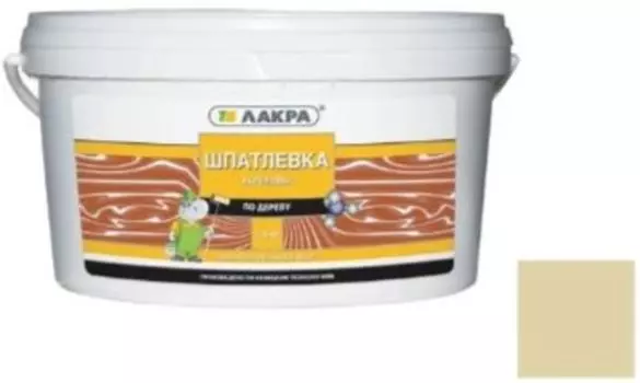 Лакра бук, 0,6 кг, Шпатлевка акриловая по дереву