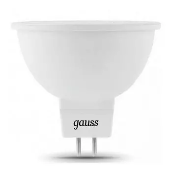 Лампа светодиодная Gauss 101505105 MR16 5W GU5.3 2700К Frost