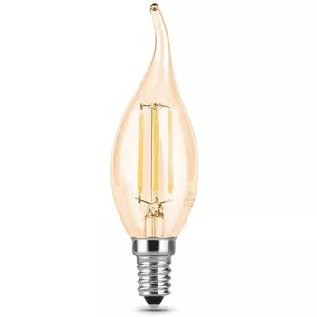 Лампа светодиодная Gauss 104801005 Filament Candle tailed 5W E14 Golden 2700K