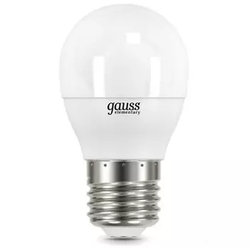 Лампа светодиодная Gauss 53212 Elementary Шар 12W E27 3000K