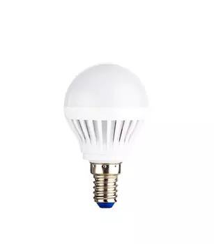 Лампа светодиодная REV 5 Вт Е14 шар G45 2700 К теплый свет 230 В матовая